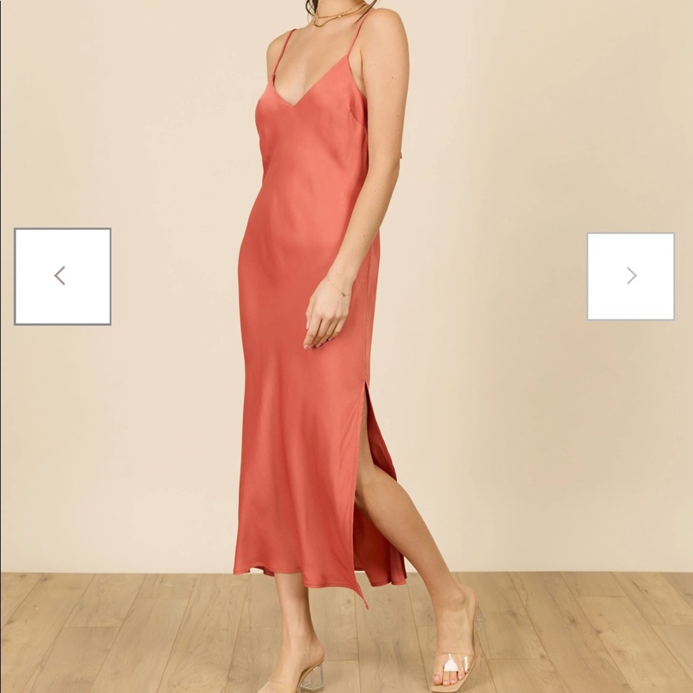 Met Dress from Park & Fifth, colour Sunset, size S There's